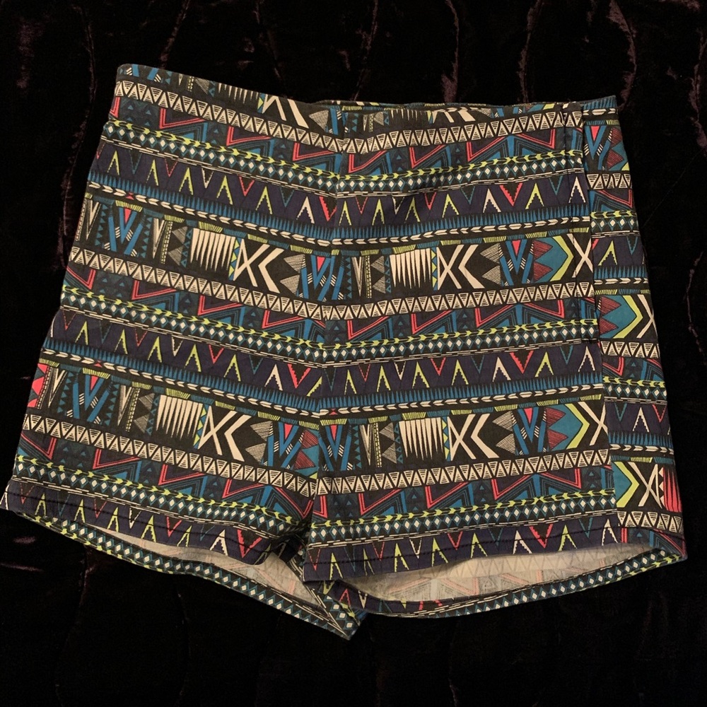 High-waisted shorts